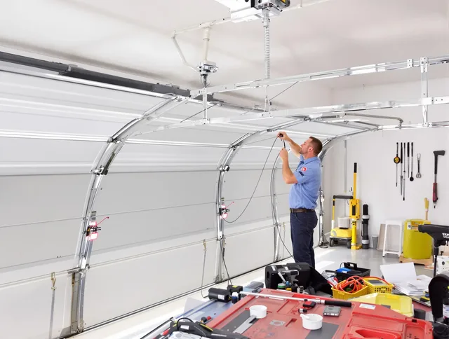 Garage door cable repair service by Beverly Hills Garage Door Repair in Beverly Hills