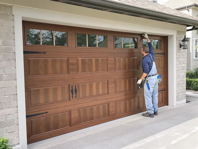 Custom garage door showcase by Beverly Hills Garage Door Repair in Beverly Hills