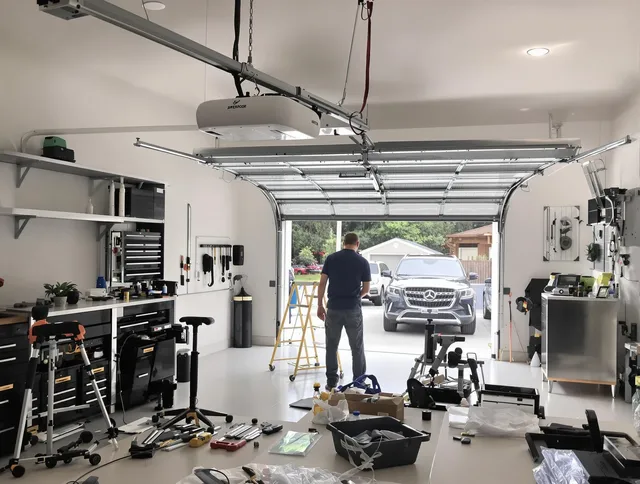 Garage door opener installation by Beverly Hills Garage Door Repair in Beverly Hills
