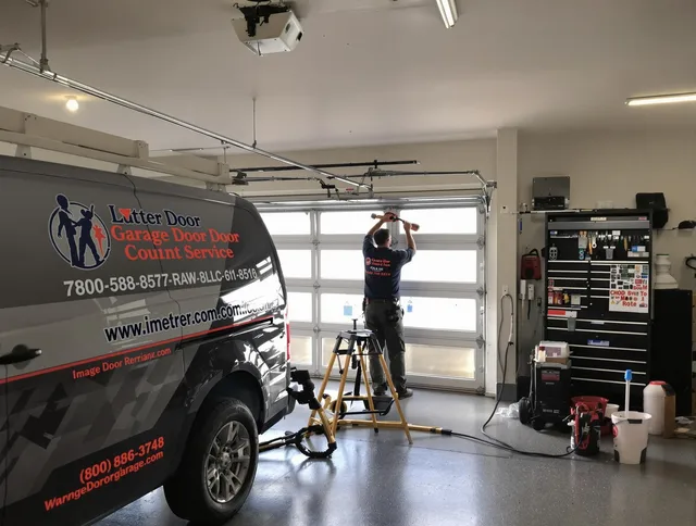 Beverly Hills Garage Door Repair team performing same-day garage door repair in Beverly Hills