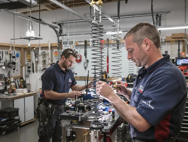 Garage door spring repair service by Beverly Hills Garage Door Repair in Beverly Hills